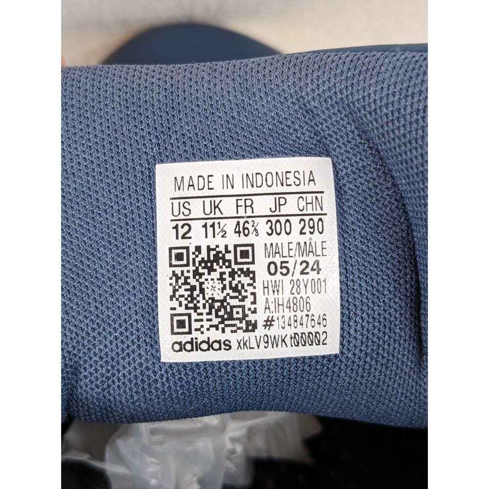 ADIDAS Grand Court 2.0 Tennis Sneaker Men's Size US 12 Blue IH4806 Three Stripe - Picture 9 of 11